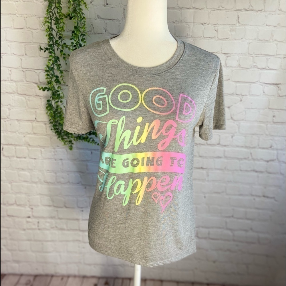 𝅺JERRY LeighGood Things are Going to Happen Tee T-shirt S